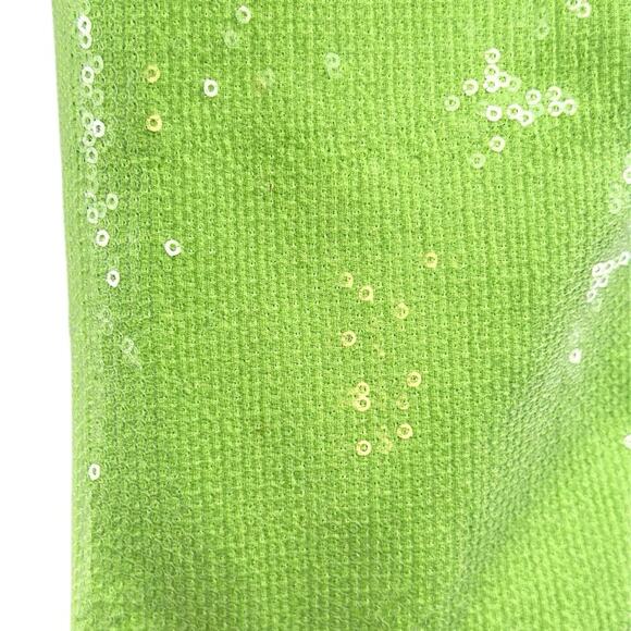 Bronx and Banco Zizi Neon Green Sequin Embellished Blazer Size XS 2 - Picture 12 of 16
